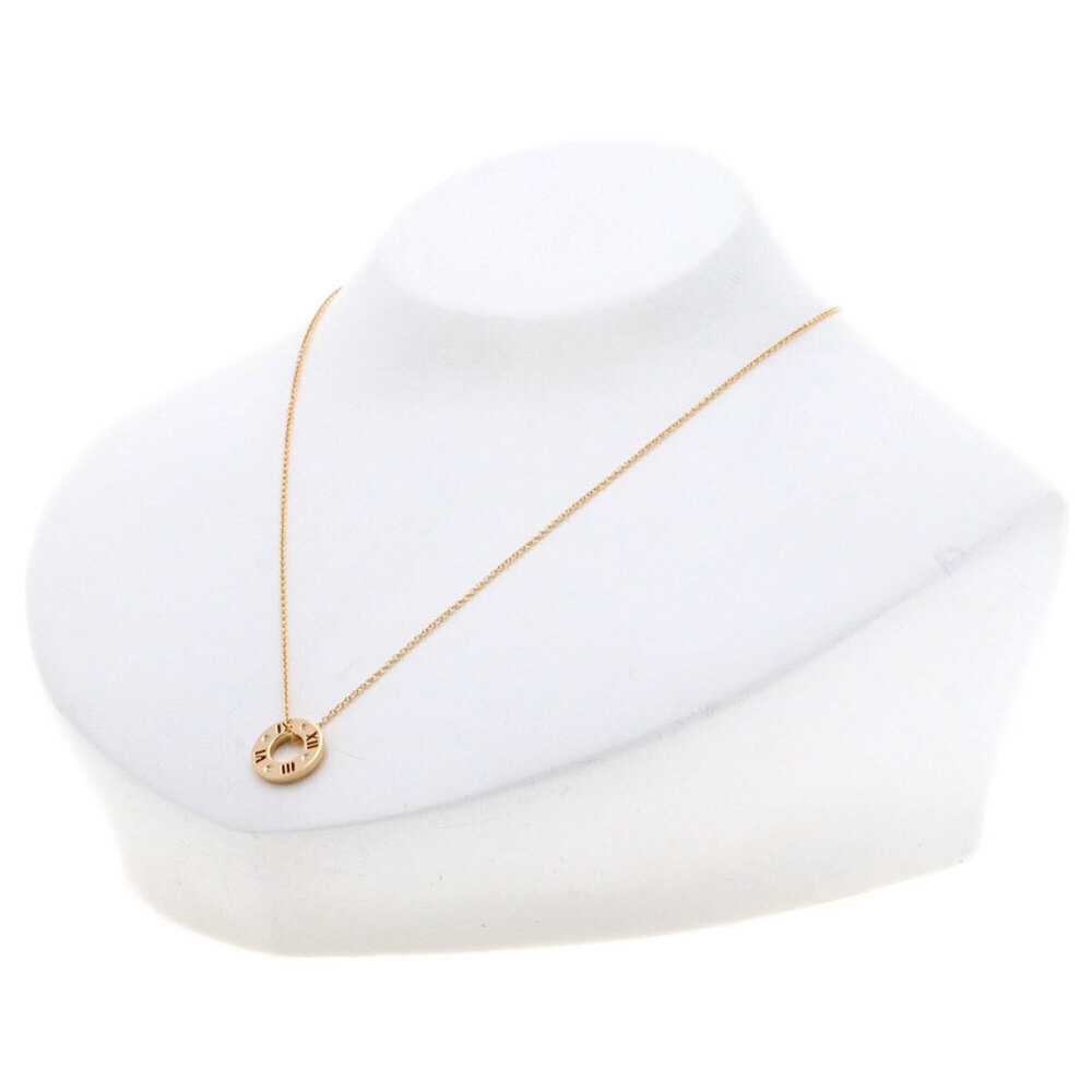 Tiffany & Co. Atlas Diamond Necklace, 18K Pink Gold, Women's. - Picture 4 of 5